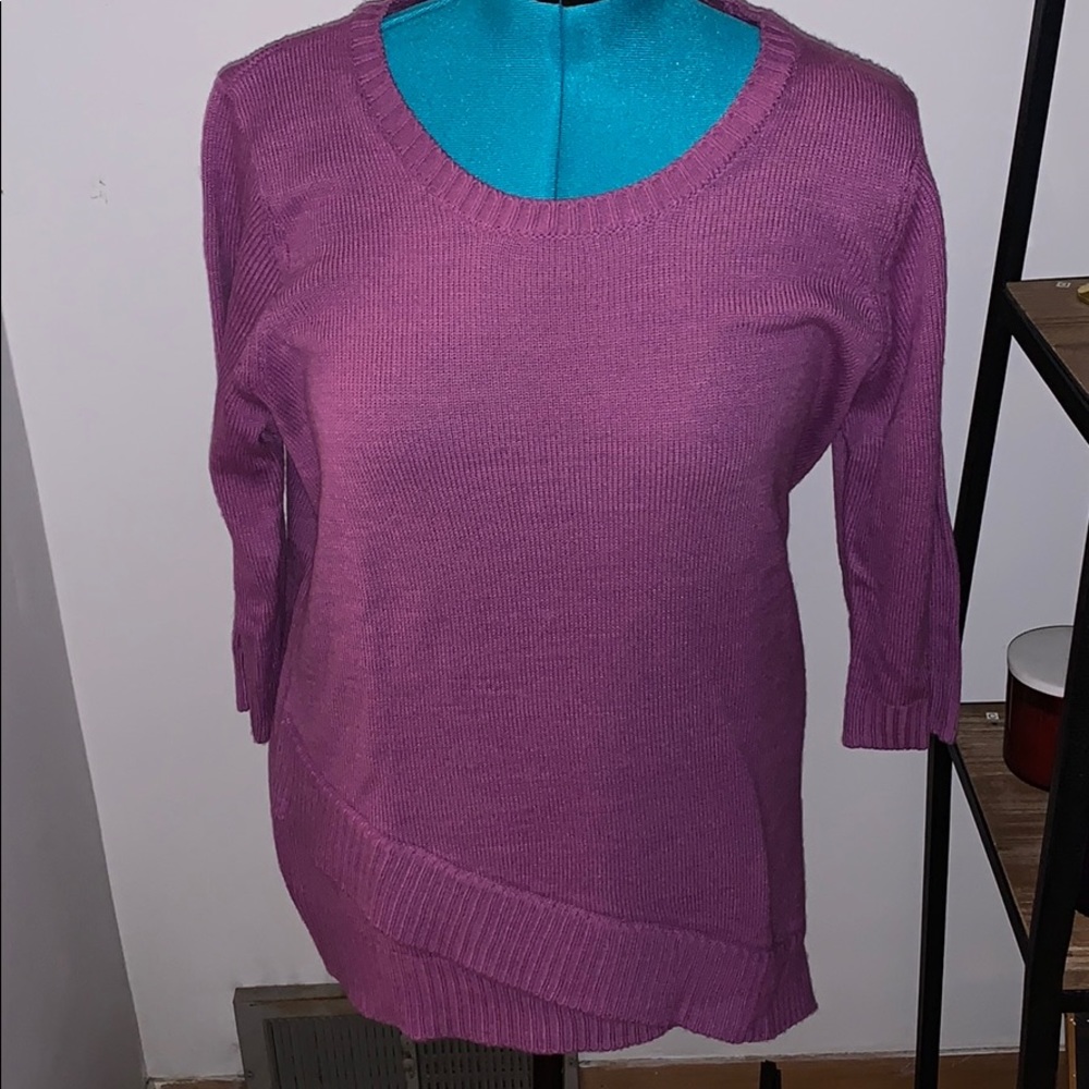 Croft and Barrow Asymmetrical Sweather